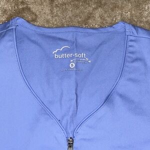 Butter Soft Ceil Blue Scrub set